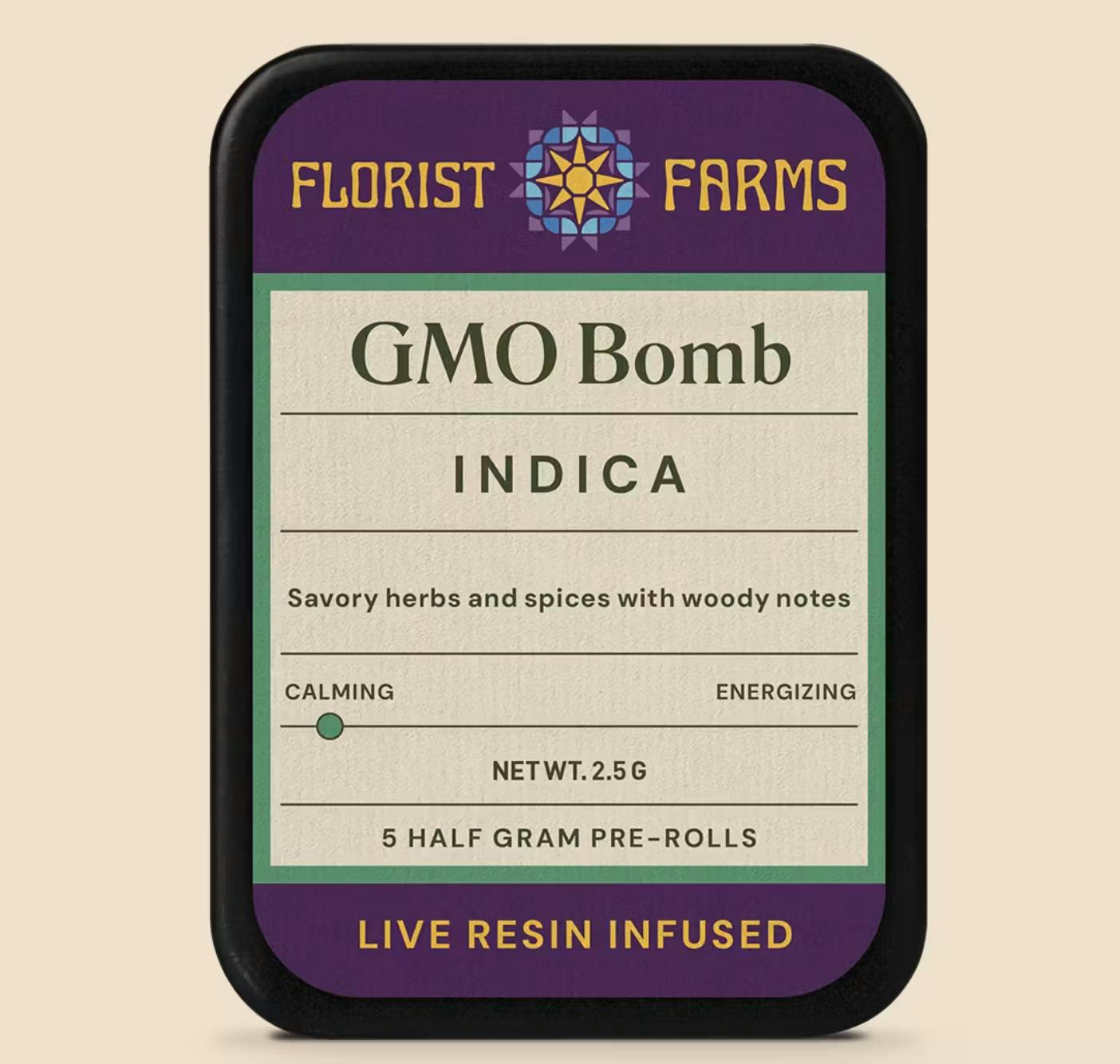 Florist Farms | GMO Bomb | Live Resin | 5pk | 2.5g