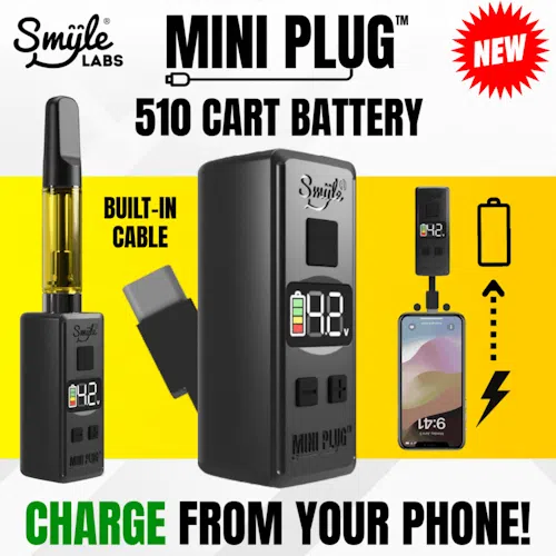 Smyle Labs – Mini Plug – 510 Cart Battery-1