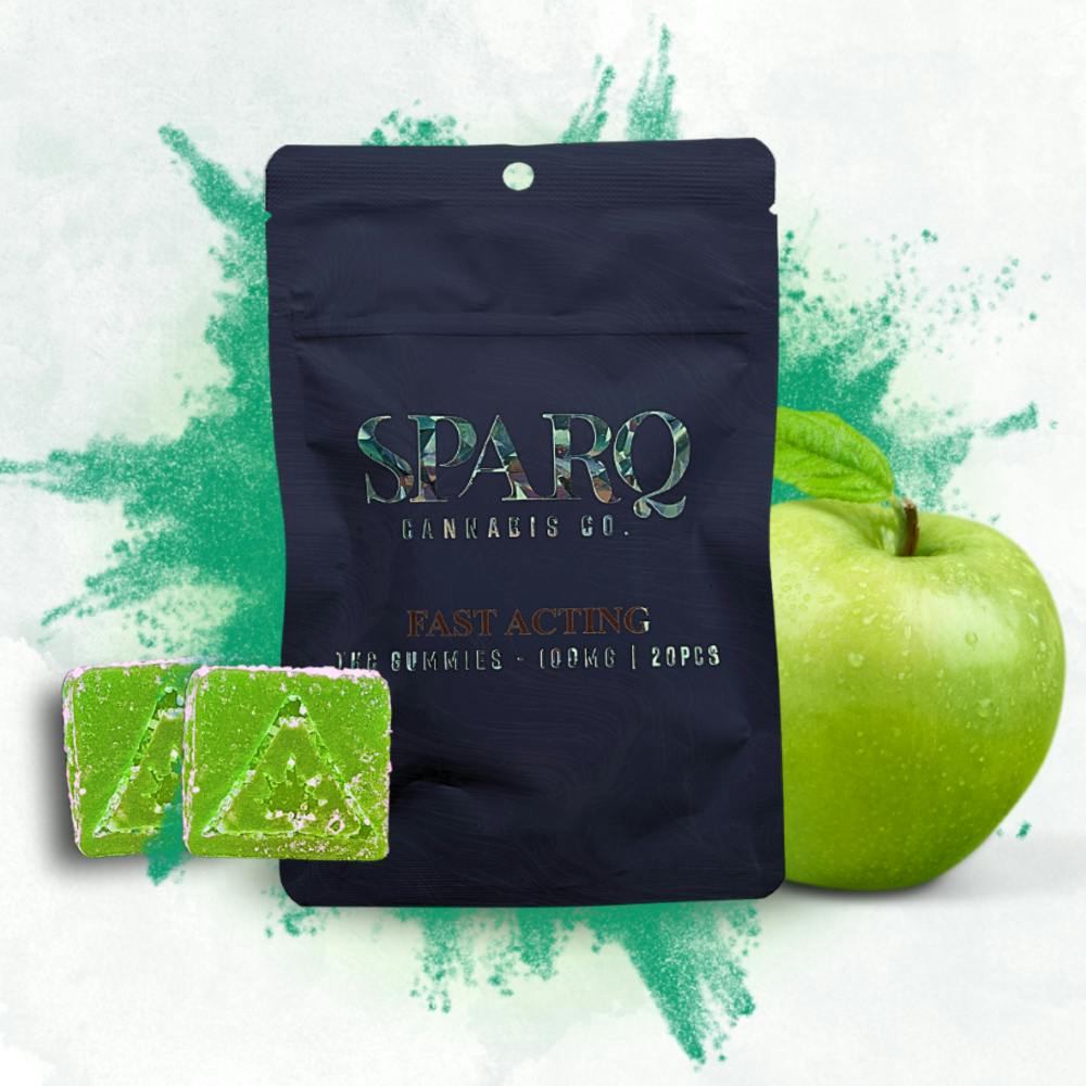 Product Sparq - Sour Apple (20CT) - Gummies - 100MG