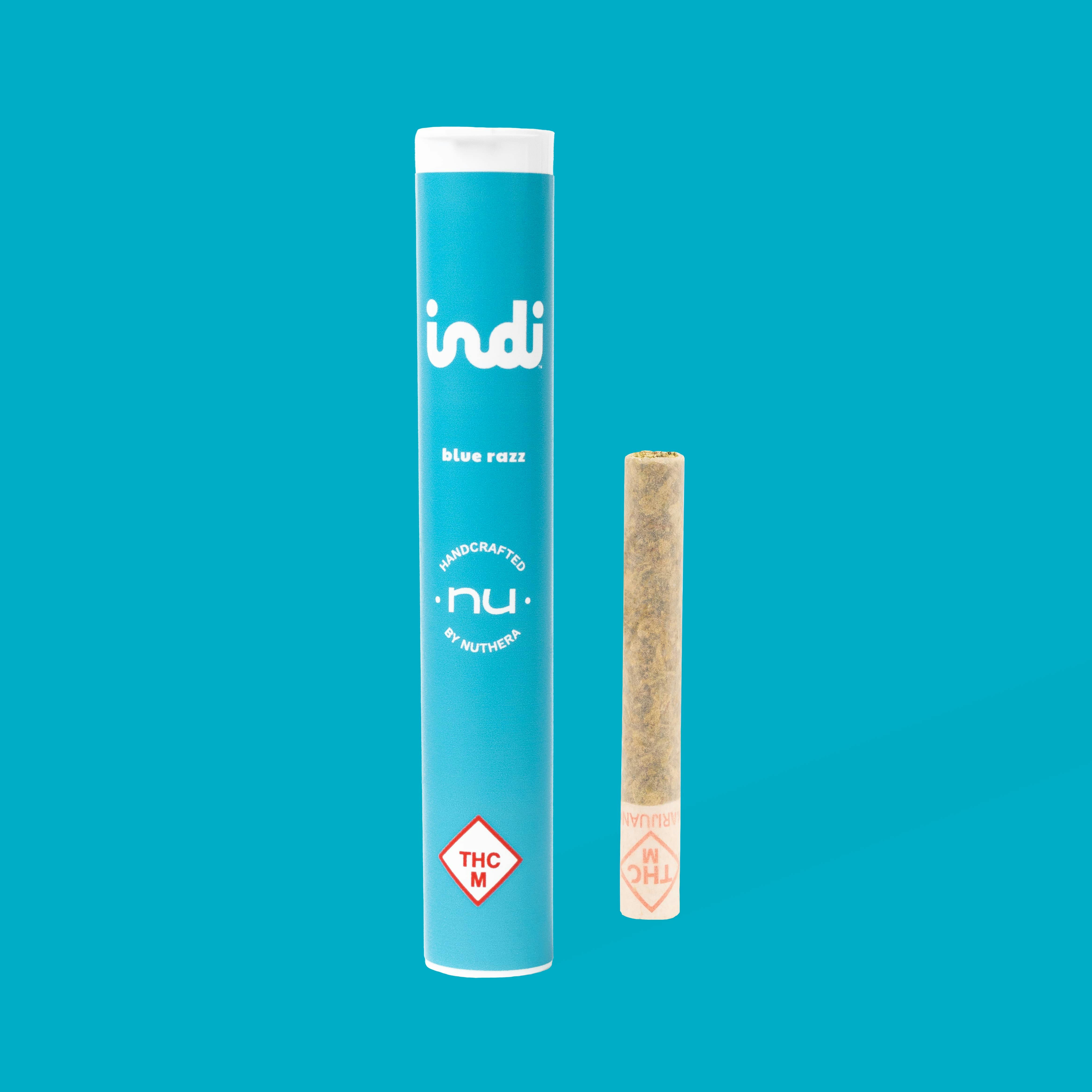 INDI Vapes Indi: Infused Pre-Roll | Blue Razz | 1g Marijuana Products