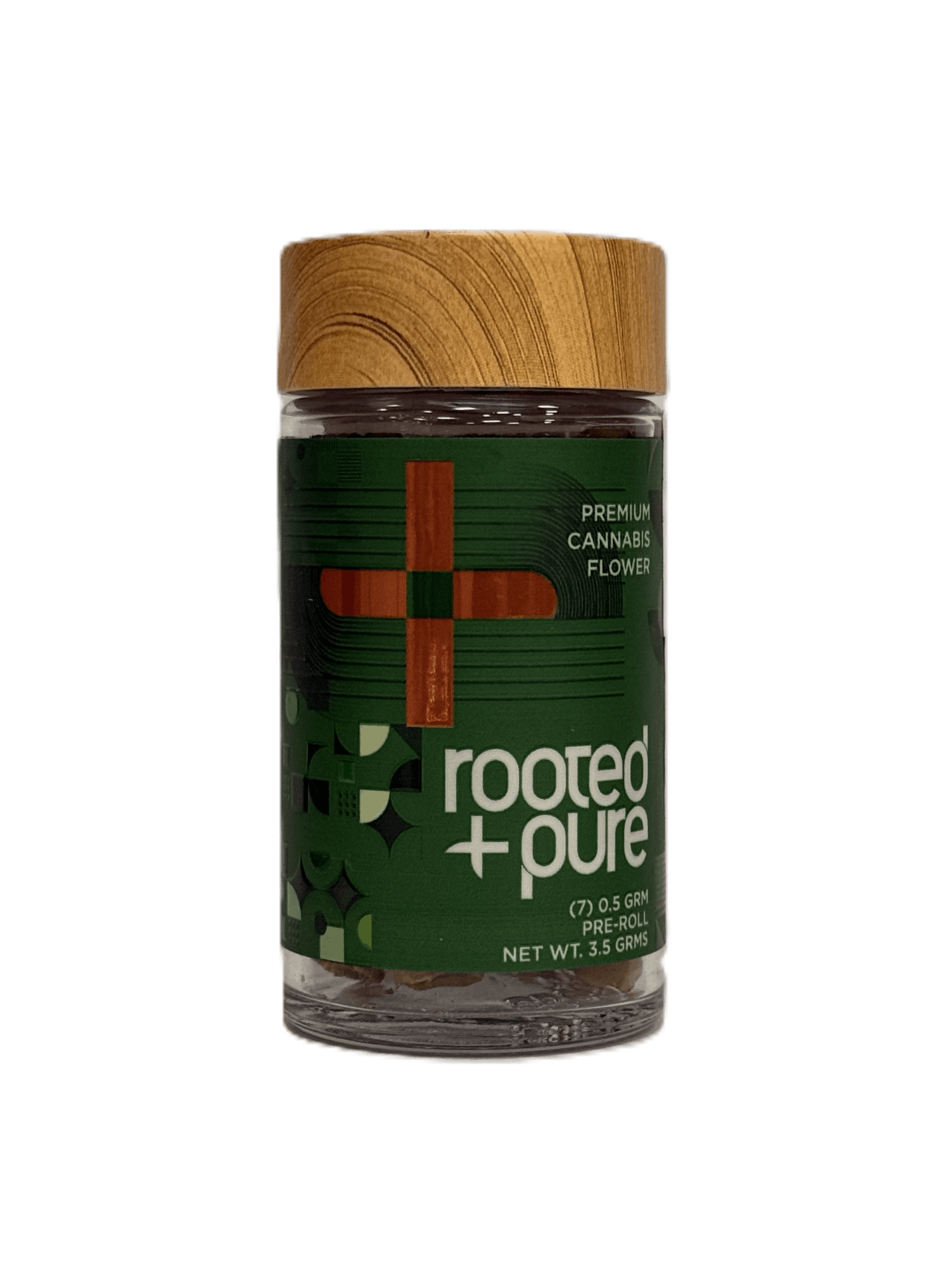 Pre-Roll | Rooted + Pure | Sour Diesel | 7ct | 3.5g