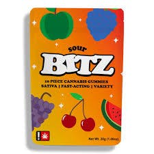 Photo of Bitz 100mg SOUR Sativa Gummies 10pk