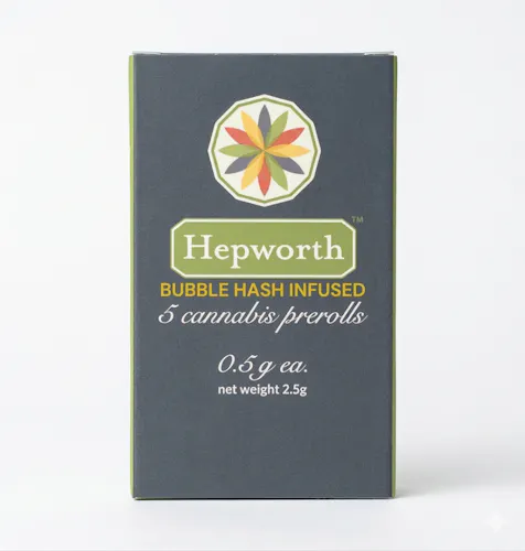 Hepworth - Infused Pre-Roll 5pk - Private Party x Jack Grape - 2.5