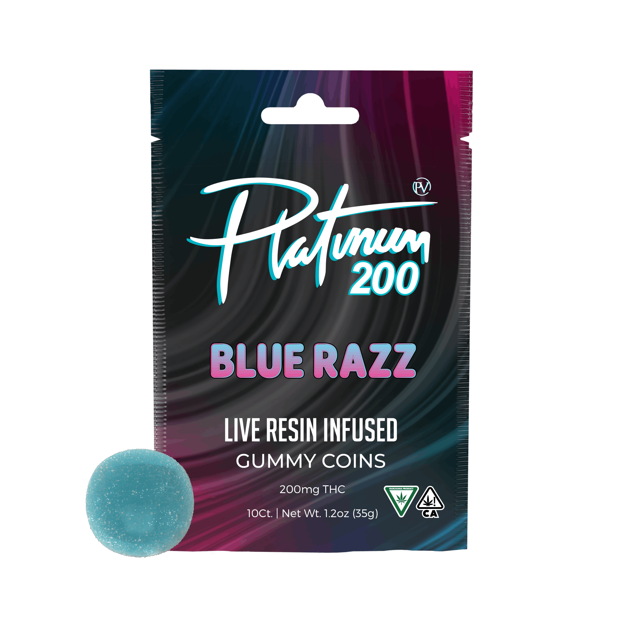 PVG - Blue Razz - 200mg LR Gummy