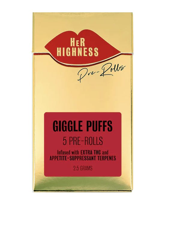 Pre-Roll | Her Highness | Giggle Puffs | Infused | 5pk | 2.5g