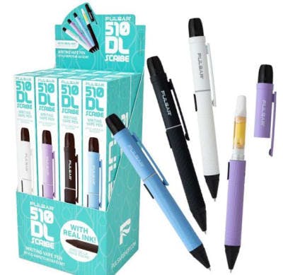 vape shop wrexham Writing Pen Vape Discreet 510 Battery (Assorted Colours) - Each
