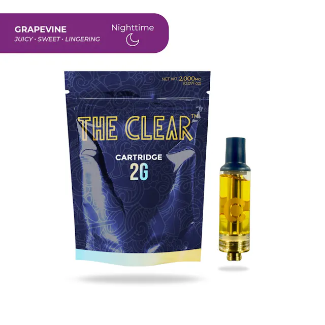 The Clear Cartridge Grapevine 2g (indica, cartridges)
