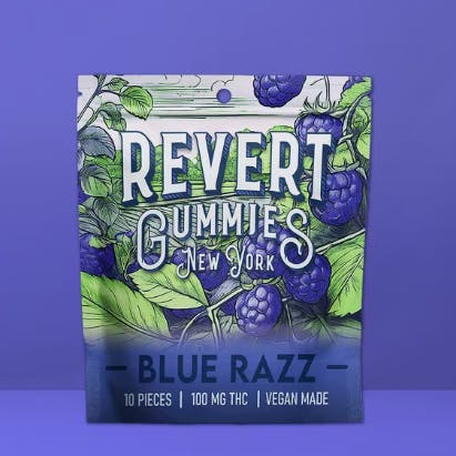 Revert Revert | Blue Razz | 10pk Gummies - Stoops Cannabis