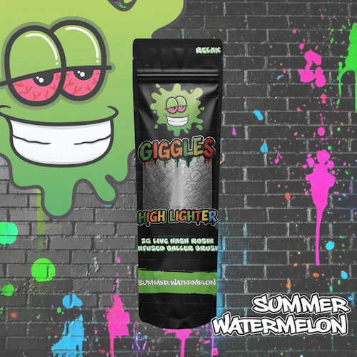 Giggles - 2g Live Rosin Baller Brush - Summer Watermelon