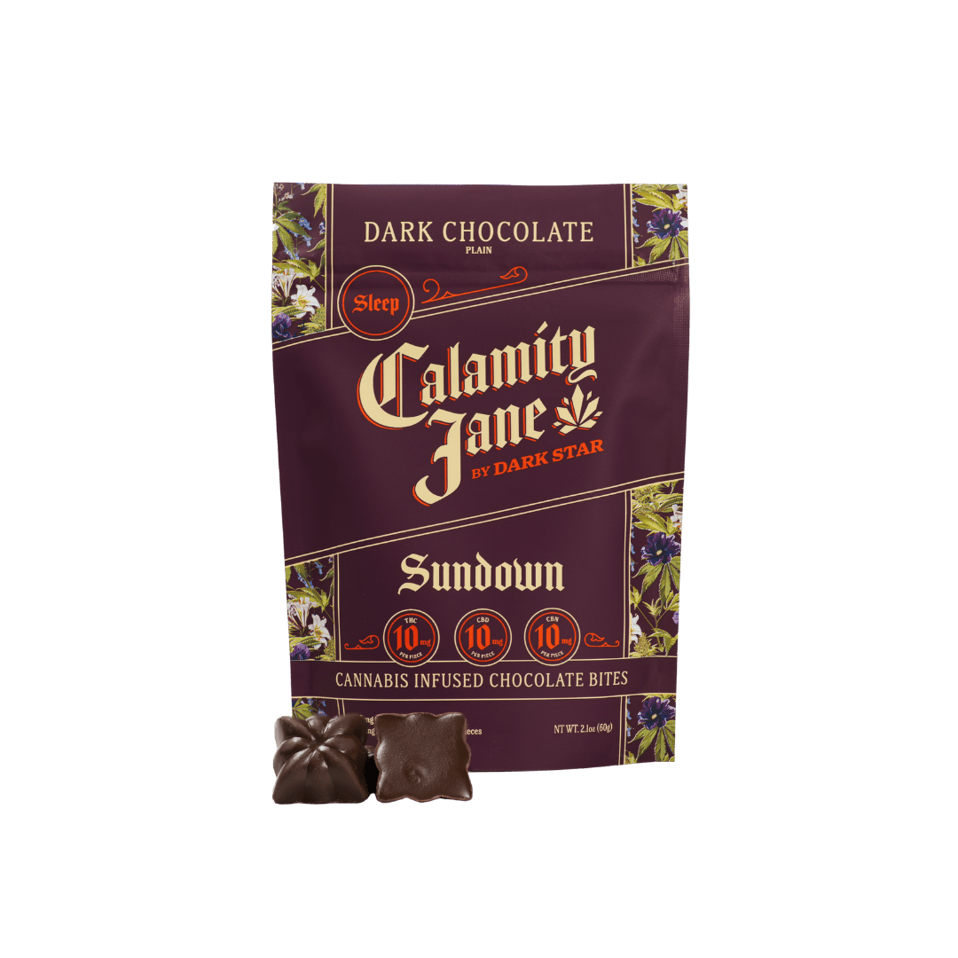 Product Dark Star - Calamity Jane - Sundown - Chocolate bites - 100mg