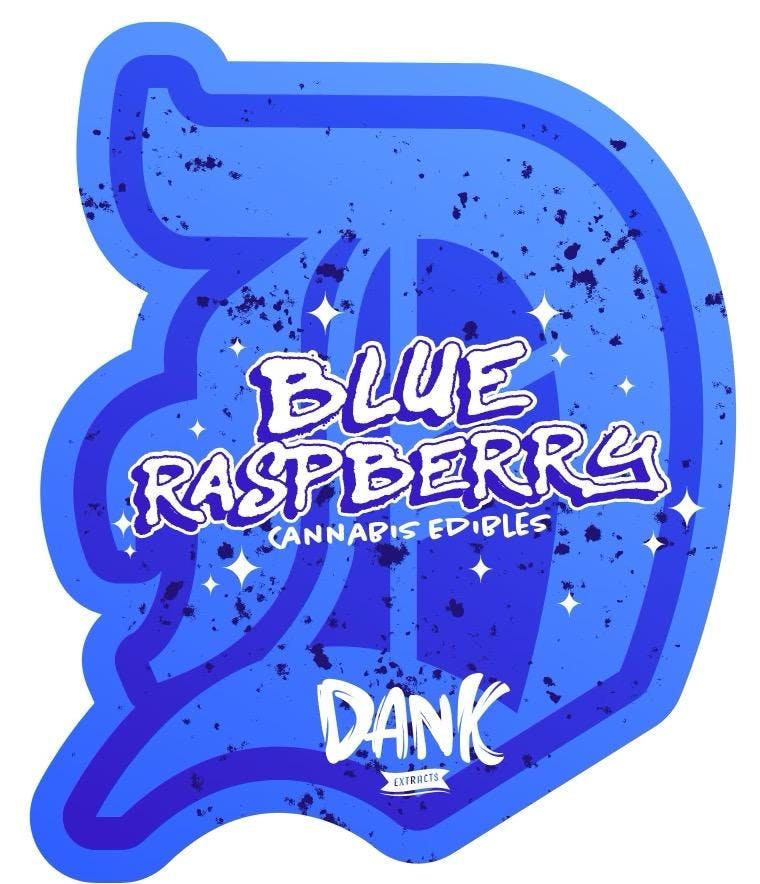 Dank Extracts - 200mg Gummies - Blue Raspberry