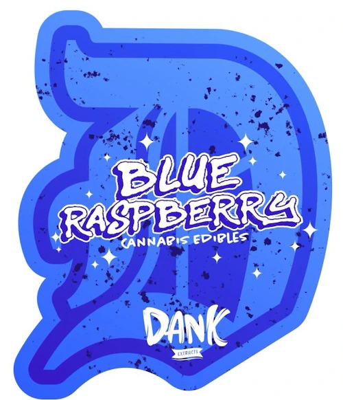Dank Extracts - 200mg Gummies - Blue Raspberry