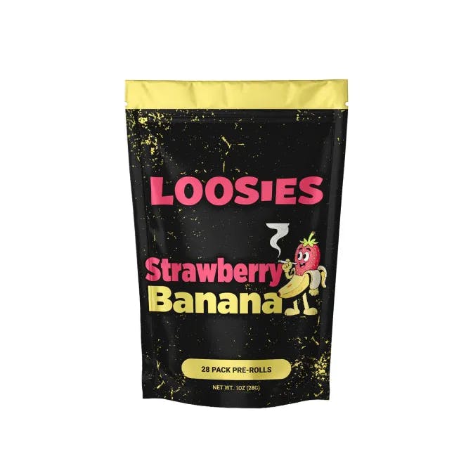 Loosies - 28-Pack 1g Prerolls - Strawberry Banana