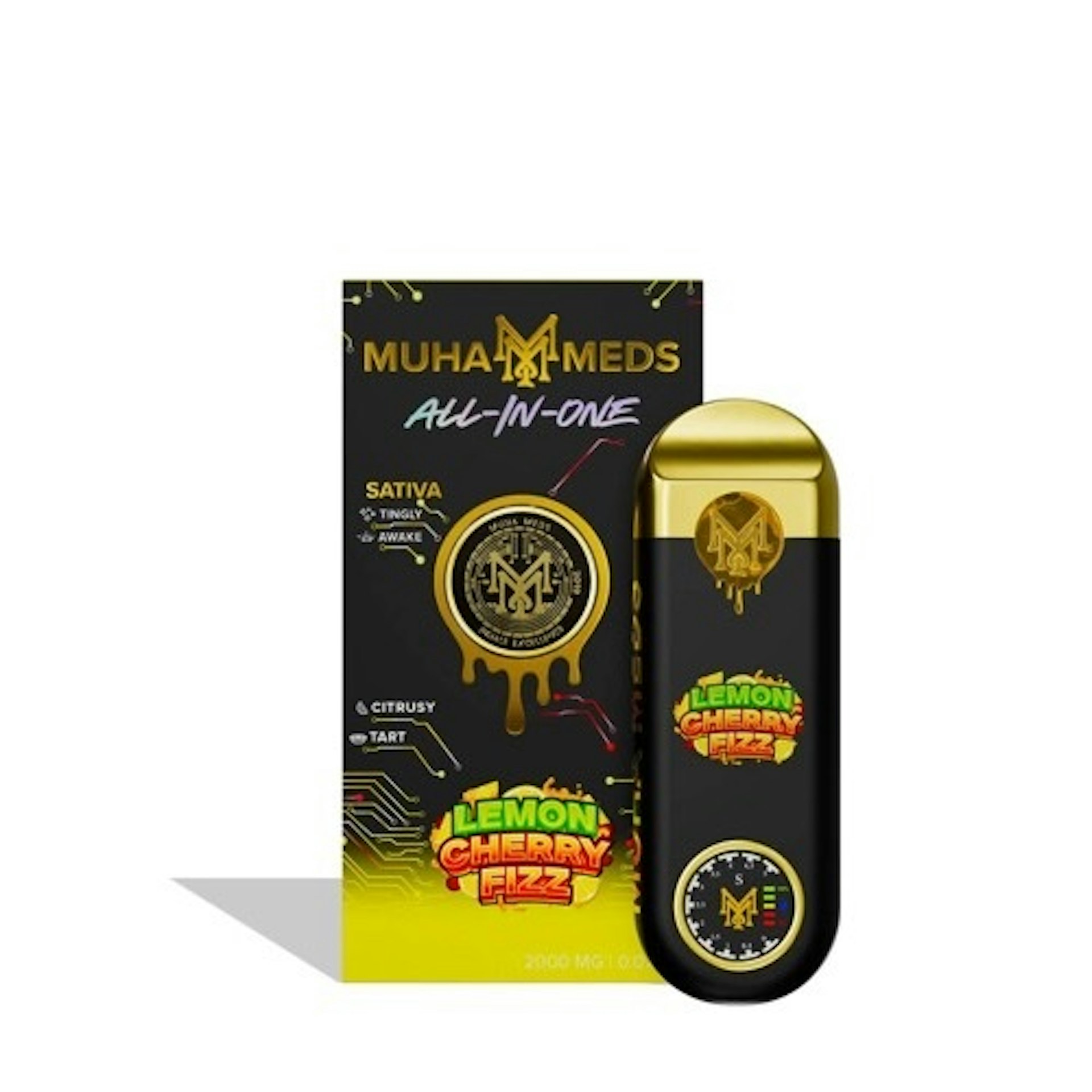 Muha Meds AIO - Lemon Cherry Fizz OG Disposable