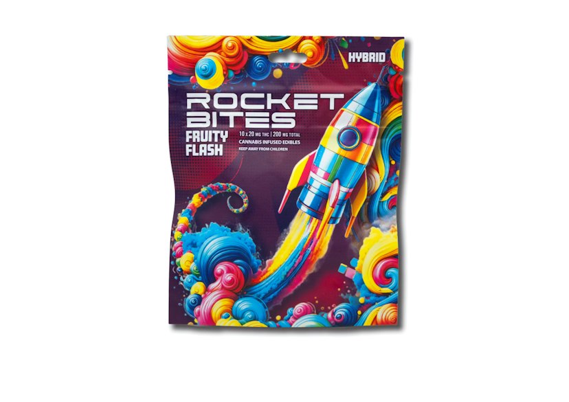 Rocket Bites - Fruity Flash 200mg Gummies