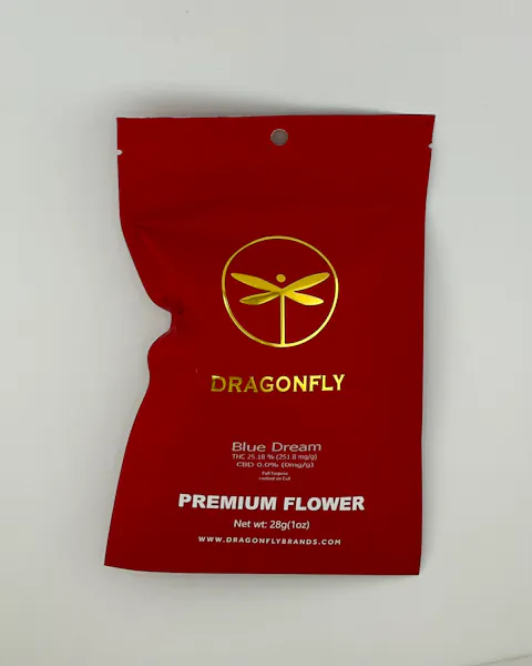 Dragonfly - Blue Dream - Flower 28g - Sativa by Dragonfly, available at Purple Buds Dispensary in Jackson Heights, Queens