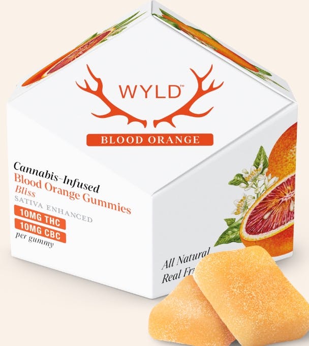 Wyld Gummies Bliss | 1:1 THC/CBC 10 Pack | Blood Orange