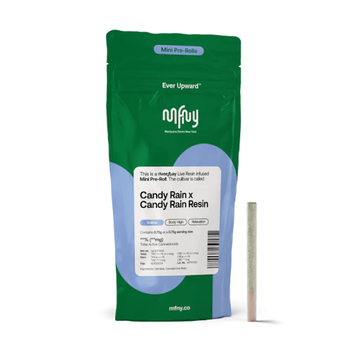 MFNY - .75g Live Resin Infused Preroll - Candy Rain x Candy Rain