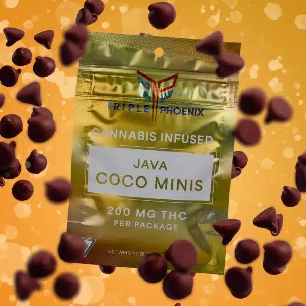 Product: Triple Phoenix | Java Coco Mini | Infused Edible Bar | 200mg | Hybrid