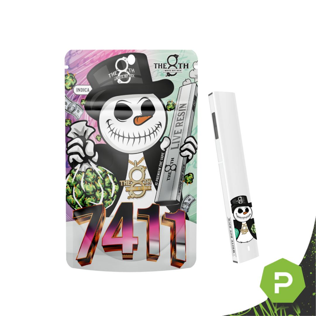 The 8th White Boy Rick Live Resin Disposables | 7411 - Puff