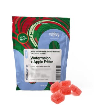 Watermelon x Apple Fritter | Live Resin Gummies | 10 Pack | Indica | MFNY
