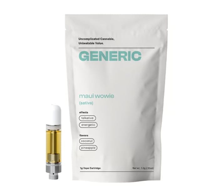 Product CoC Generic Cartridge - Maui Wowie 1g