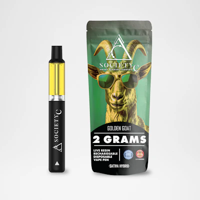 Society C - 2g Live Resin Disposable - Golden Goat