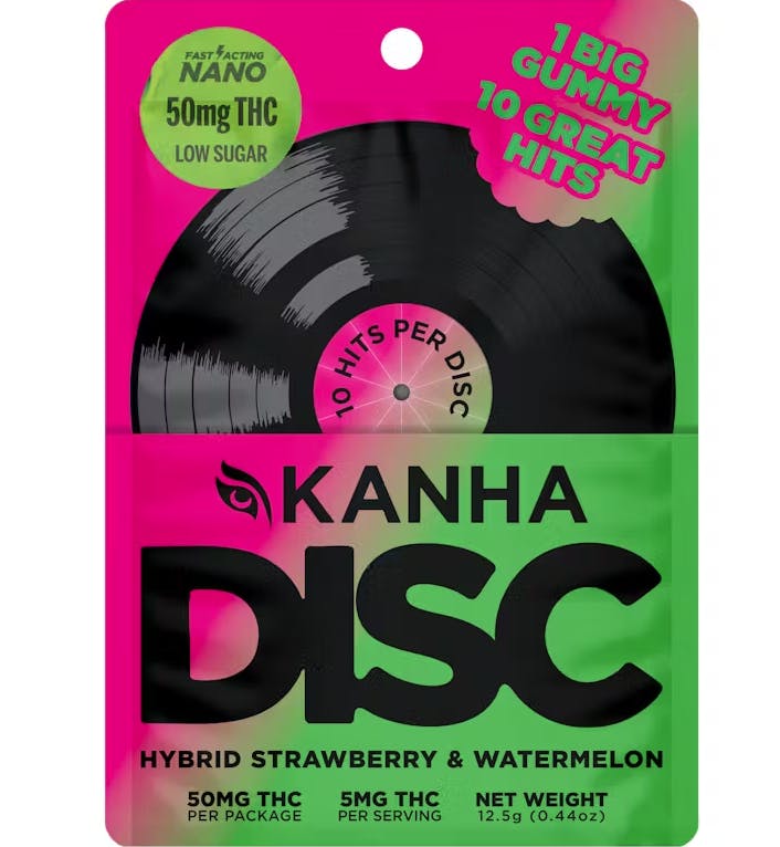 Watermelon+Strawberry Disc 50mg