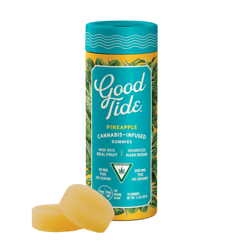 Good Tide | 200mg THC Gummies | Pineapple