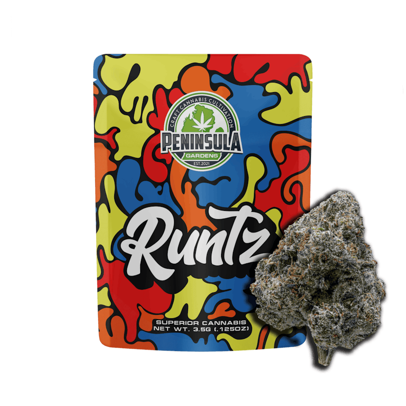 Peninsula Gardens | 3.5G Prepackaged Flower | Runtz