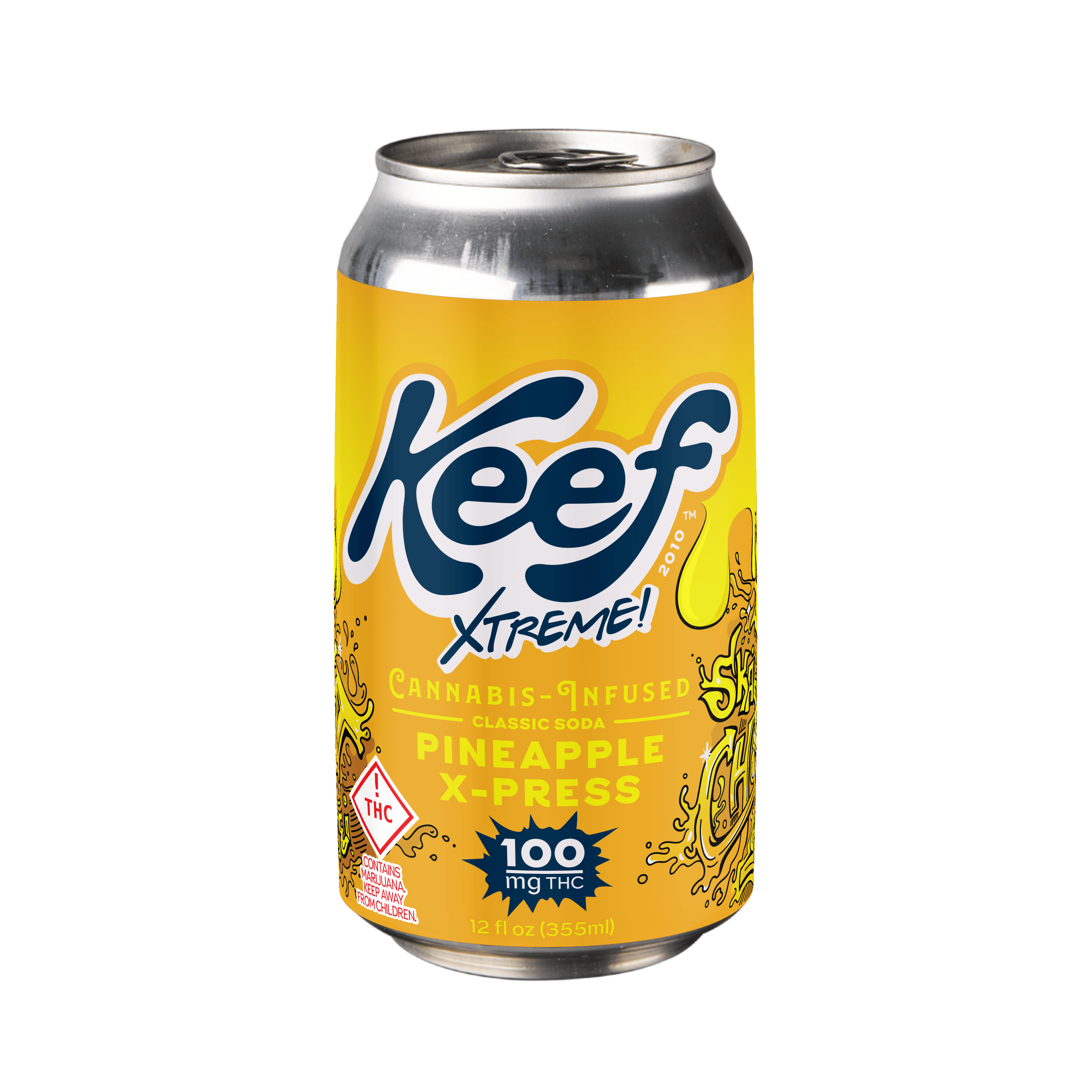 Keef Classic Soda Pineapple X-Press XTREME | 100mg | The Mint