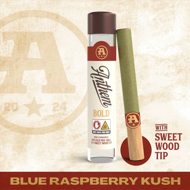 Anthem BOLD Blue Raspberry Infused Pre-Roll