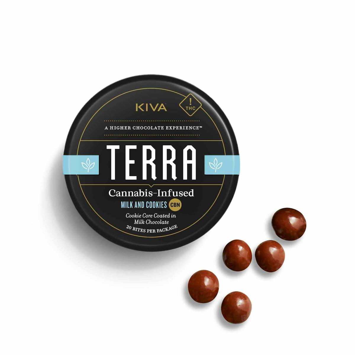 Photo of Terra Milk & Cookies Ice Hash Chocolate Bites w/CBN
