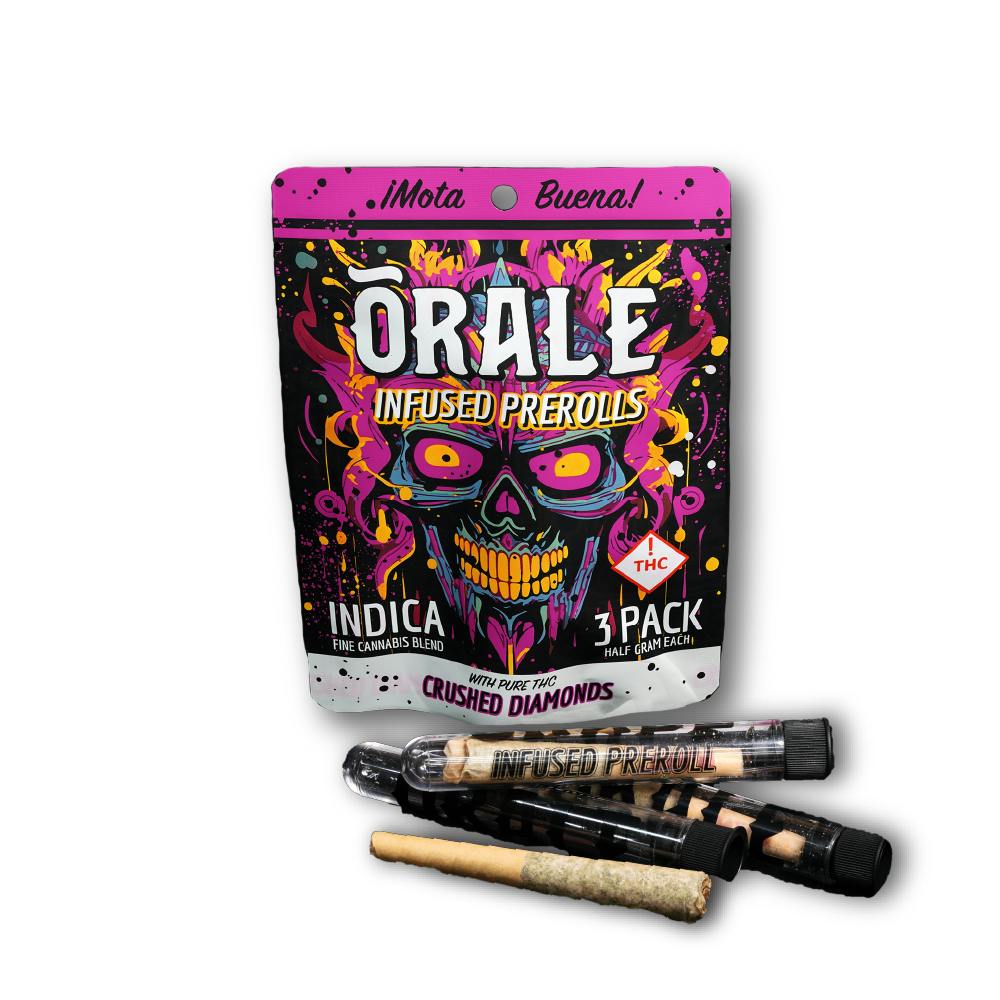 Indica Blend | Crushed Diamond Infused 3Pk | PurLife (Alamogordo