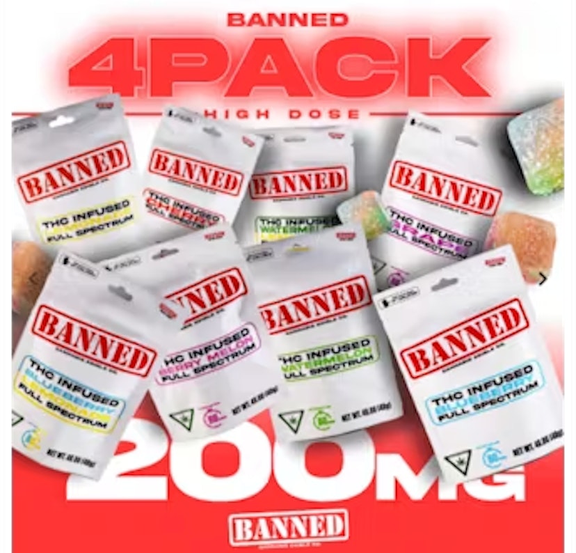 Banned | 200mg Gummies | Green Apple