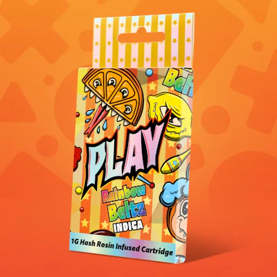 Play - 1g Cartridge - Rainbow Beltz