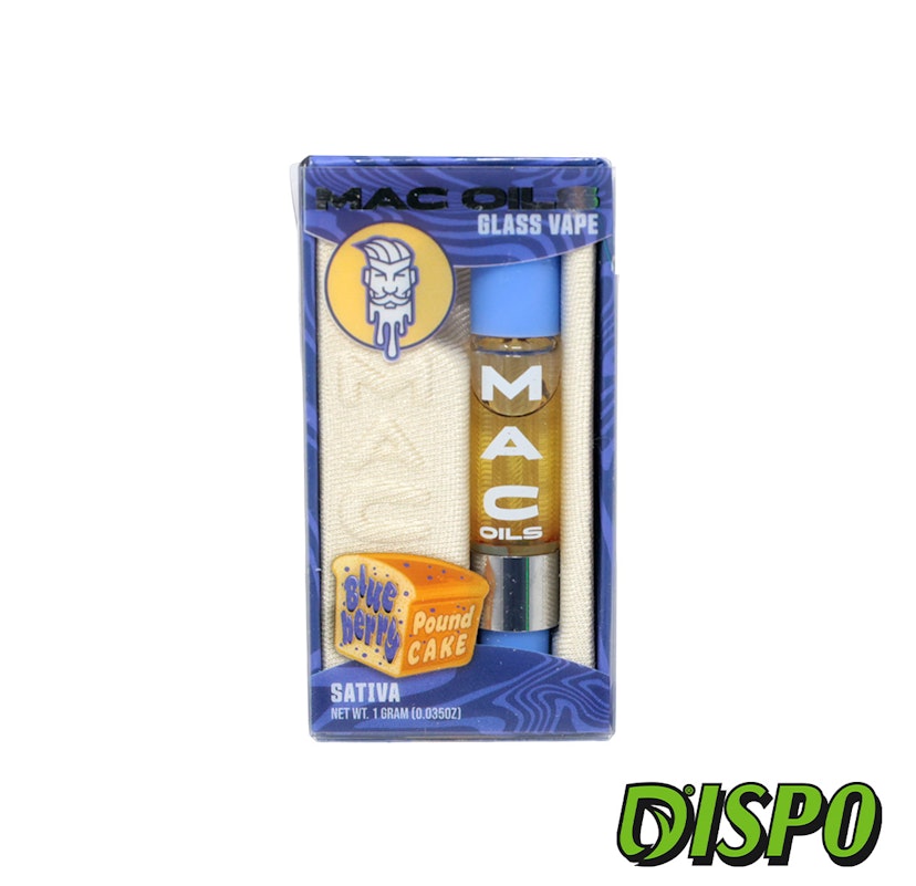 MAC Oils - Blueberry Pound Cake Cartridge