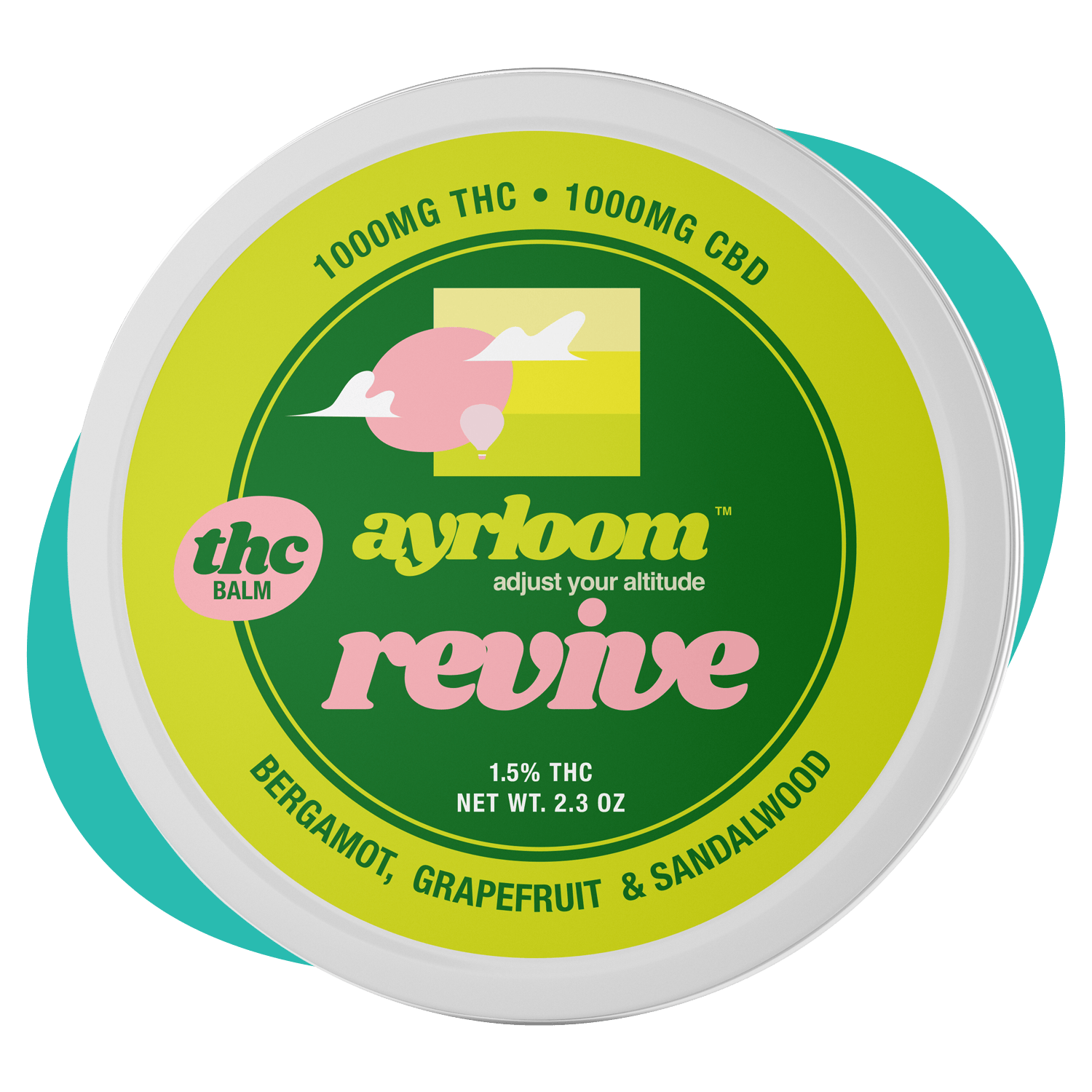 ayrloom | Revive 1:1 Topical | 1000MG THC : 1000MG CBD