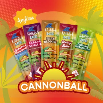 Edibles | Kahuna Ice | Freeze Pops | 10 pack