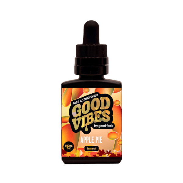 Apple Pie (H) - 500mg Fast-Acting Cannabis Syrup - Good Vibes Seasonal