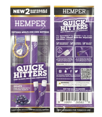 Product NC Hemper Quick Hitters - Grape 2pk
