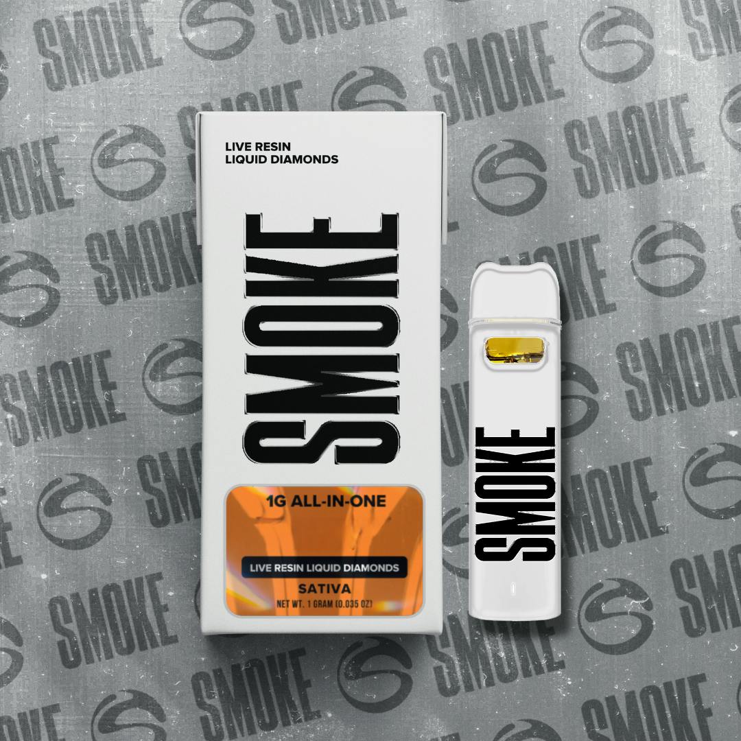 Smoke Pineapple Wave Live Resin Liquid Diamonds AIO Disposable