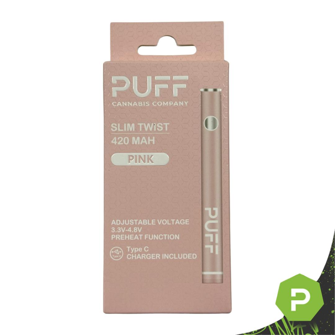puff weed vape Puff Cannabis Company Puff | 510 Battery | Pink