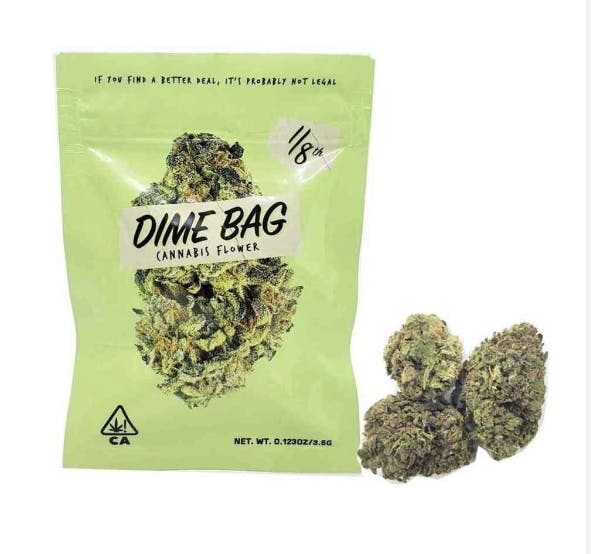 Dime Bag - Sherbacio Hybrid  Green Frog Delivery (Sacramento)