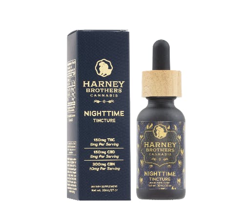 Oral Liquids | Harney Brothers | Nighttime Tincture | 150mg THC | 150mg CBD | 300mg CBN