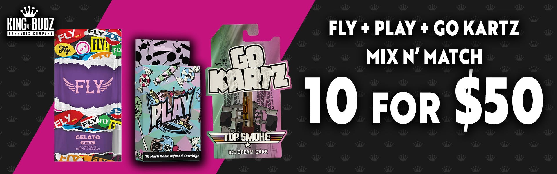 Go Kartz + Play + Fly Carts 10/$50