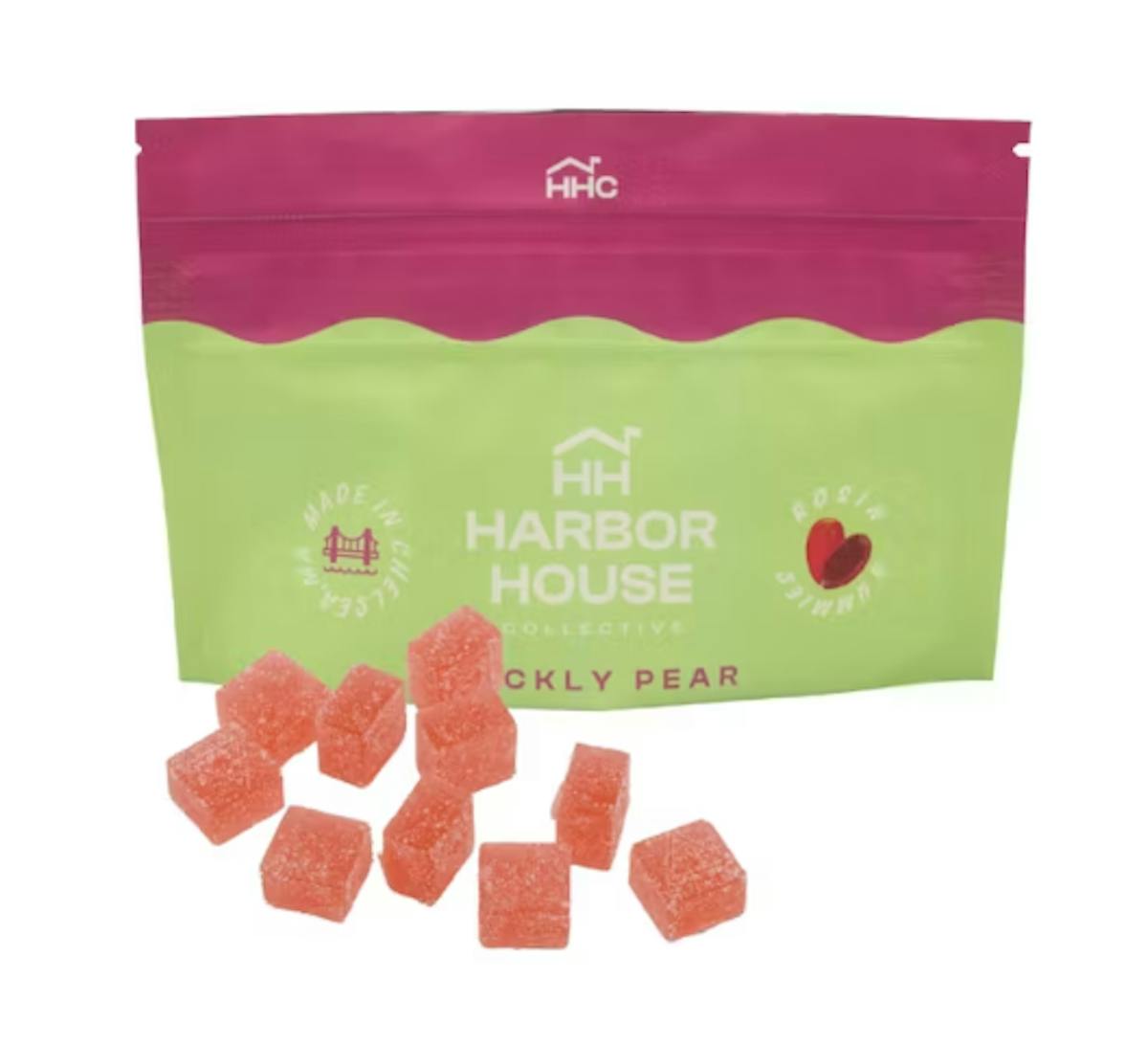 Photo of Harbor House 1:1 Prickly Pear Rosin Gummies 100mg 20pk (THC:CBG)