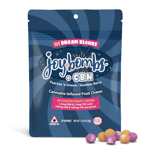 Joy Bombs + CBN 1:1 Dream Blends – 100mg THC (40pk / 2.5mg THC & 2.5mg CBN ea)-1