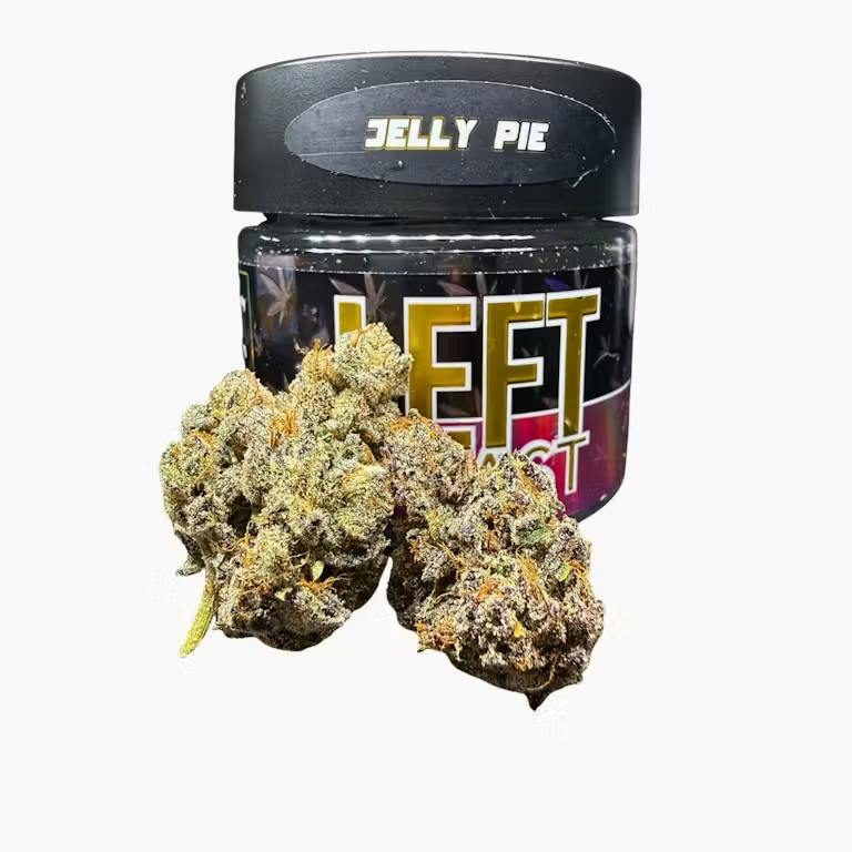 Product Left Coast | Jellie Pie | 3.5g Premium Indoor Flower | A21-B