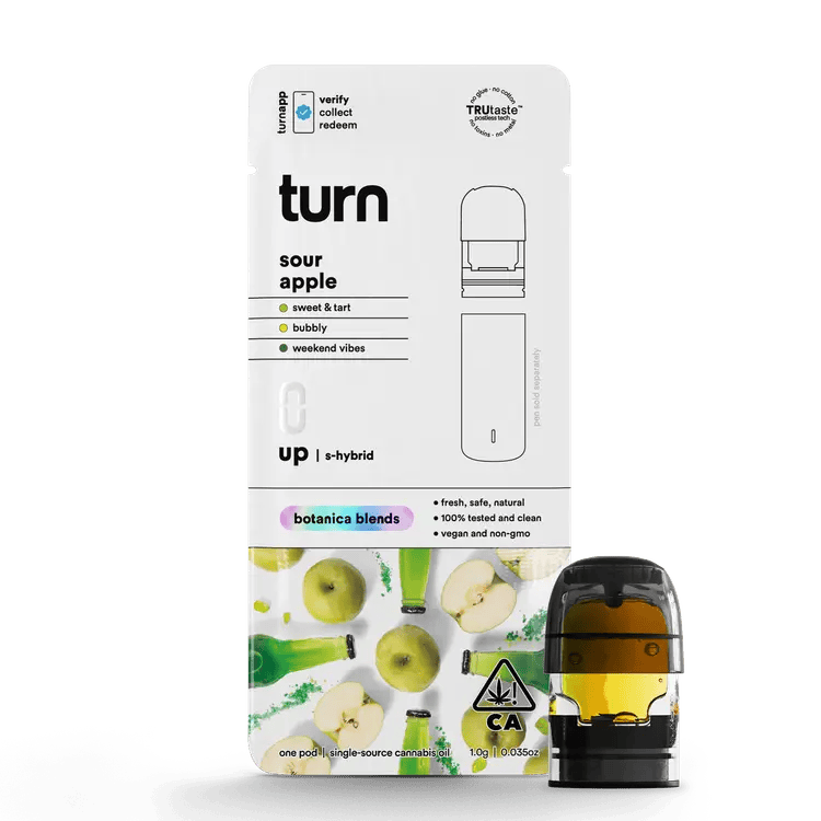 Turn Sour Apple Soda 1g Pod